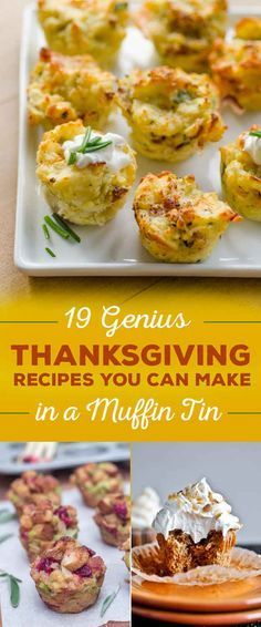 More yummy thanksgiving tasties to try.   19 Genius Thanksgiving Recipes You Can Make In A Muffin Tin Thanksgiving Muffins, Muffin Cups Recipes, Muffin Pan Recipes, Thanksgiving Baking, Thanksgiving Appetizer Recipes, Muffin Tin Recipes, Thanksgiving Appetizers, Muffin Tin, Holiday Cooking