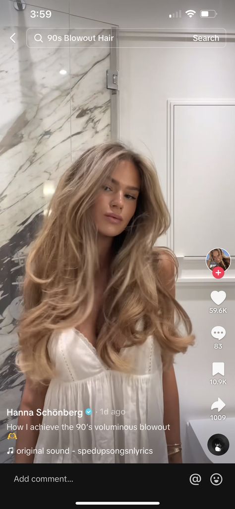 Big Full Hair Hairstyles, Loose Wave Blowout, Formal Hairstyles Wavy Hair, Effortless Waves Long Hair, Bouncy Voluminous Curls, Large Loose Curls, Loose Blowout Curls, Bouncy Layers Long Hair, Voluminous Long Hair