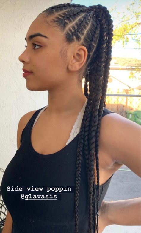 Braids For Mexican Women, Braids Mexican, Latina Braids Hairstyles, Mexican Hairstyles, Kanekalon Hairstyles, Braided Cornrow Hairstyles, Braided Hairstyles Updo, Natural Hair Braids, Cornrow Hairstyles