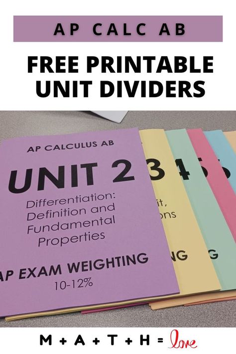 Calculus Notes, Ap Calculus Ab, Ap Calculus, Ap Exams, First Year Teaching, My First Year, Notes Organization, Future Classroom, Calculus