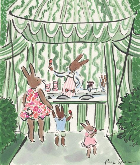 Paige Smith Spearin (@paigespearinstudio) • Instagram photos and videos Paige Smith, Bunny Print, Rabbit Art, Bunny Art, Cute Stories, Fashion Art Illustration, Gorgeous Art, Drawing For Kids, Animal Illustration