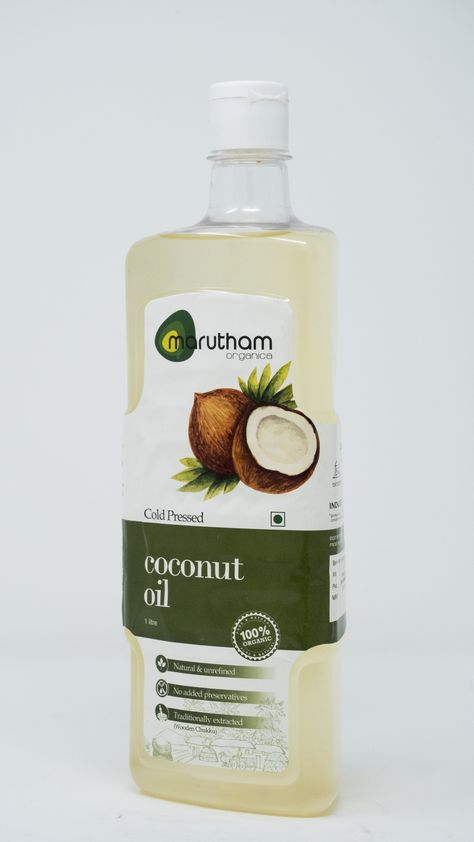 Coconut Oil Bottle Design, Coconut Oil Bottle, Oil Bottle Design, Coconut Oil Body Wash, Organic Skincare Packaging, Coconut Design, Cooking Oil Bottle, Coconut Oil Body, Cold Pressed Coconut Oil