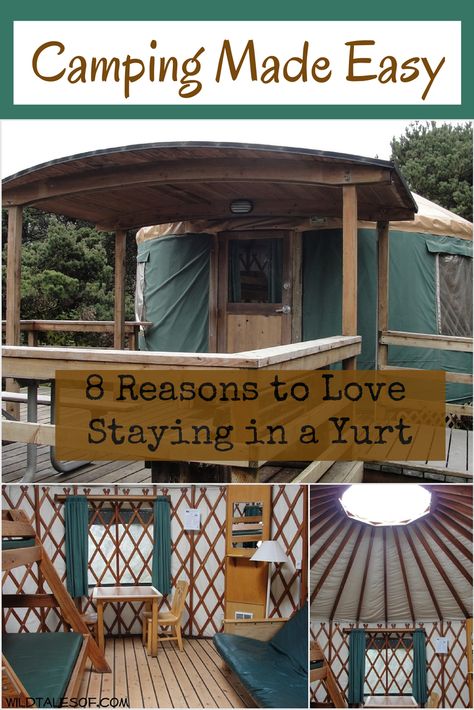 Camping Made Easy: 8 Reasons to Love Staying in a Yurt Camping Made Easy, Yurt Camping, Camping With Toddlers, National Park Camping, Affordable Vacations, Mountain Camping, Camping List, Camping Organization, Cabin Camping