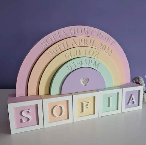 41 Stunning Rainbow Nursery Ideas for Baby Boys & Girls Rainbow Nursery Theme, Pastel Rainbow Nursery, Pastel Rainbow Decor, Pastel Nursery Decor, Rainbow Baby Nursery, Rainbow Stacker, Newborn Baby Girl Gifts, Rainbow Accessories, Rainbow Nursery Decor