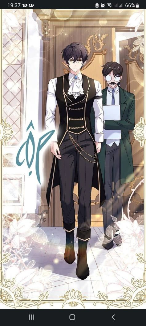 Historical Manhwa Outfits, Manhwa Outfits Male, Anime Royalty Outfits, Manhwa Clothing, Prince Outfit Design, Aasimar Warlock, Fantasy Prince Outfit, Male Fantasy Clothing, The Lady Wants To Rest