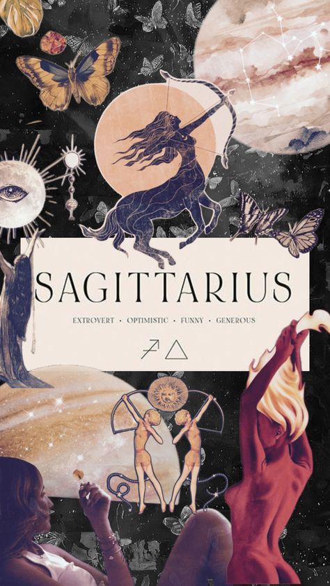 Sagittarius zodiac sign, Sagittarius season, Sagittarius vibes, zodiac, background Sagittarius Design Art, Sagittarius Astrology Wallpaper, Venus In Sagittarius Aesthetic, Infp Sagittarius, Sagittarius Aesthetic Moodboard, Sagittarius Aesthetic Art, Sagittarius Colors, Sagittarius Collage, Sagittarius Outfits