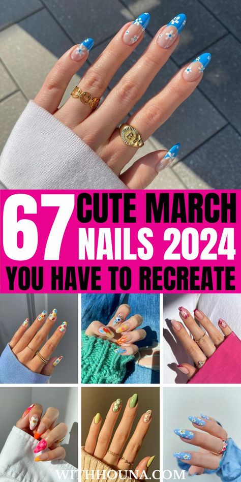 March is finally here which means it's high time to get your March nails of 2024 done to welcome spring with the best March nails for spring. For this, we've got you the best March nail designs of 2024 to take your spring nails to the next level. You'll find everything from March nail ideas, spring nails 2024, spring nail designs 2024 for March, March nail colors, March nails for spring, spring March nails, March nail art, cute March nails, classy March nails, and so much more. March Acrylic Nails Ideas, Nails 2024 Trends Spring, Nails Inspiration 2024 Trends, March Nails 2024 Trends, 2024 Spring Nail Designs, March Gel Nails Ideas 2024, Spring 2024 Nail Designs, March Nails Ideas Spring, Birthday Nails March