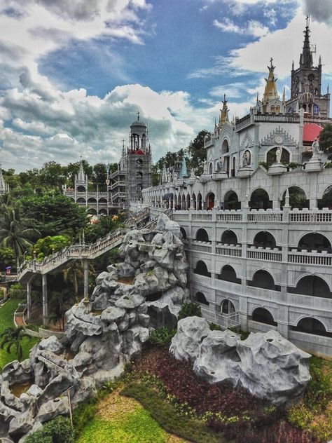 Simala Church Cebu, Cebu Philippines Aesthetic, Cebu City Photography, Cebu Aesthetic, Billiards Aesthetic, Philippines Summer, Tarpaulin Design, Philippines Cebu, Fake History