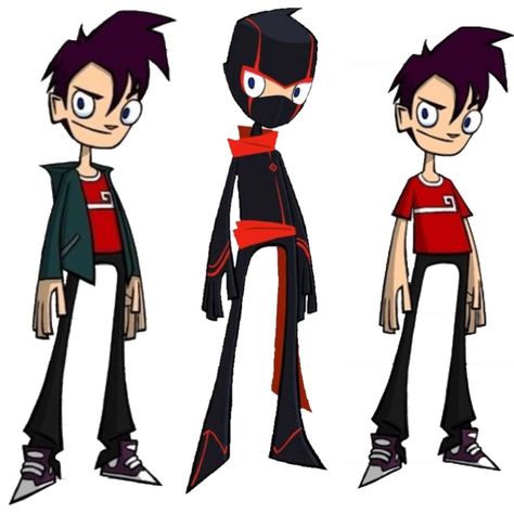 Ninja Red, Ninja Character, Randy Cunningham Ninja Total, Cartoon Nostalgia, Secret Trio, Ninja Outfit, Hiro Big Hero 6, Randy Cunningham 9th Grade Ninja, Character Rigging