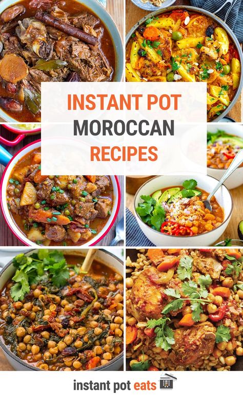 Moroccan Recipes Authentic, Instant Pot Moroccan, Moroccan Foods, Arabic Dishes, Healthy Curry, Moroccan Stew, East Recipes, Moroccan Recipes, Med Diet