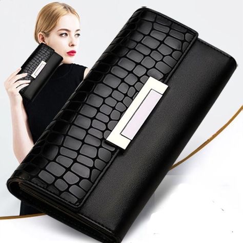 Wallets Designer, Fashion Business Casual, Wallet Organization, Genuine Leather Wallets, Phone Card, Prada Handbags, Wallet Fashion, Bags Travel, Wallet Bag