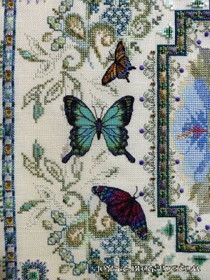 Mandala Garden, Crewel Embroidery Patterns, Crochet Boho Bag, Butterfly Lace, Butterfly Cross Stitch, Cross Stitch Books, Beautiful Cross Stitch, Cross Stitch Pictures, Cross Stitch Samplers