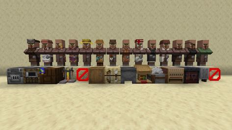 Minecraft Villager Work Stations, Villages Minecraft, Modern Minecraft Houses, Pink Sheep, Minecraft Modern, All Minecraft, Craft Station, Minecraft Room, Minecraft Tips