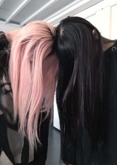 DeadFix » Hair Princess Bubblegum, Bella Swan, Dye My Hair, Grunge Hair, Black And Pink, Aesthetic Hair, Pink And Black, Pretty Hairstyles, Pink Hair