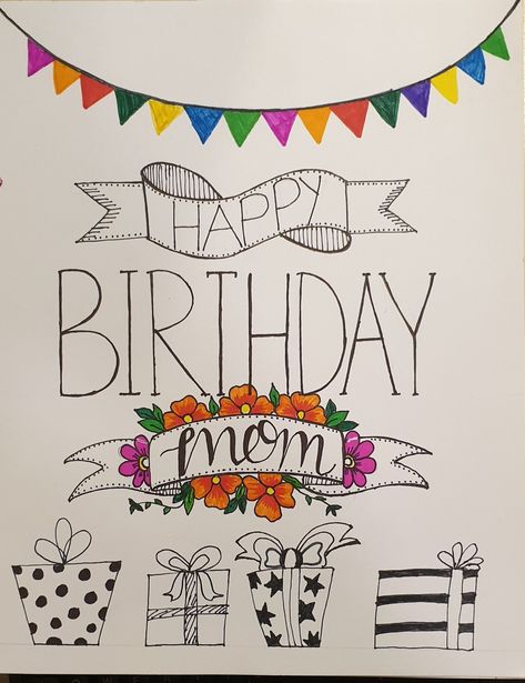 Happy Birthday Banner Drawing, Happy Birthday Poster Ideas Diy, Happy Birthday Sign Diy Poster, Happy Birthday Signs Diy, Diy Birthday Poster, Diy Happy Birthday Sign, Happy Birthday Poster Ideas, Birthday Signs Diy Poster, Birthday Poster Ideas