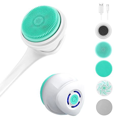 Electric Body Brush Facial Cleansin Brush Facial Scrubber, Facial Cleaning Brush, Face Pores, Body Brush, Electric Brush, Facial Cleaning, Facial Cleansing Brush, Cleansing Brush, Body Brushing