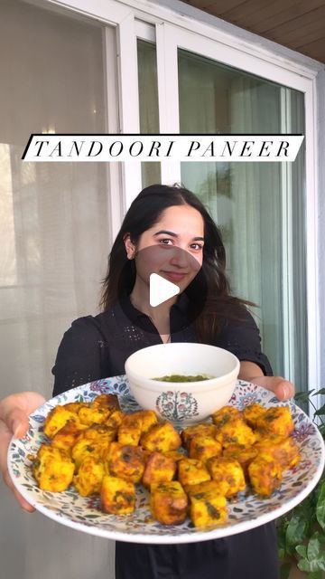 Disha Nayak on Instagram: "Tandoori Paneer 🔥 Full Recipe 👇

Tandoori paneer is so delicious and easy to make with @royal_mahout paneer! It’s a healthy and delicious dish that’s always a family favorite 🤩 

What’s your go-to paneer dish?

Full recipe:
 - cut your paneer into small cube size pieces
 - Marinate it with 1sp red chilli powder, 1tsp turmeric, 1sp coriander powder, 2sp fenugreek leaves, 2 big spoons garam Masala, salt to taste and 1 big spoon yogurt
- then toss them into the air fryer for 5-8min
- Finally enjoy!

#saypaneer #royalmahoutpartner 

#recipe #homemade #food #healthy #reels #foodie #easyrecipe #dinnerideas #cooking #foodinstagram #foodinspo" Paneer In Air Fryer, Paneer Dish, Tandoori Paneer, Paneer Dishes, Red Chilli Powder, Big Spoon, Fenugreek Leaves, Coriander Powder, Red Chilli