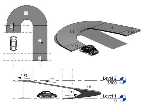 Ramps Architecture, Car Park Design, Architect Data, Parking Plan, Garage Boden, Streetscape Design, Parking Building, Ramp Design, Driveway Design