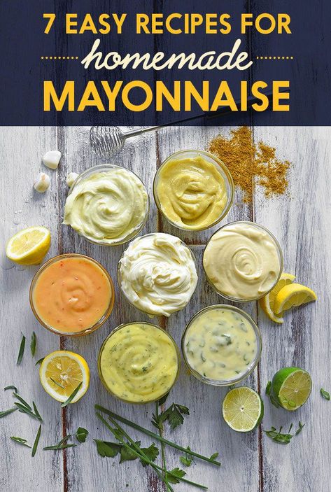 Different Types Of Sauces, Homemade Mayonnaise Recipe, Types Of Sauces, Mayonnaise Recipe, Homemade Condiments, Homemade Mayonnaise, Homemade Spices, Munnar, Savory Sauce