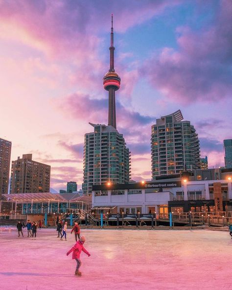 Canada Astethic, Canada Toronto City, Skyline Sunset, Dreams Photo, Old Toronto, Toronto Skyline, Canada City, Ontario Travel, Canada Eh