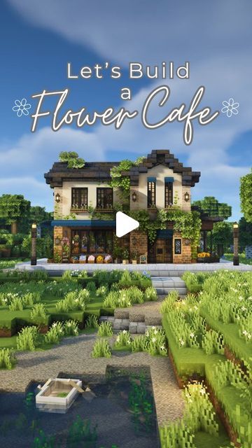 🌻Cozy on Instagram: "Let's build 🌼Cafe Bloom🌼  I build in Minecraft what i want in real life. What do I have to do to come across a coffee & flower shop combo?   Let me know what you think in the comments!  Texture: Mizuno's 16 Craft  Shader: BSL  Resources: 🌼 Mizuno's 16 Craft CIT 🌼 Garden Breeze  🌼 Hananacraft 🌼 Moondrop 🌼 Kaydicraft 🌼 Ghoulcraft  #minecraft #aesthetic #cottagecore #aestheticvideos #minecraftaesthetic #aestheticminecraft #mizunos16craft #minecrafttexturepack #minecraftmod #cozygaming #cozygamingcommunity #juna #minecraftbuilds #minecraftbuilders #minecrafttiktok #minecraftideas #inspiration #cozy #flowershop #cafe #coffeeshop #cozysquirrelyt #buildideas" Ghoulcraft Minecraft, Minecraft Aesthetic Cottagecore, Minecraft Cafe Build, Minecraft Coffee Shop, Minecraft Flower Shop, Build In Minecraft, Minecraft Aesthetic, Diy House Plans, Aesthetic Cottagecore