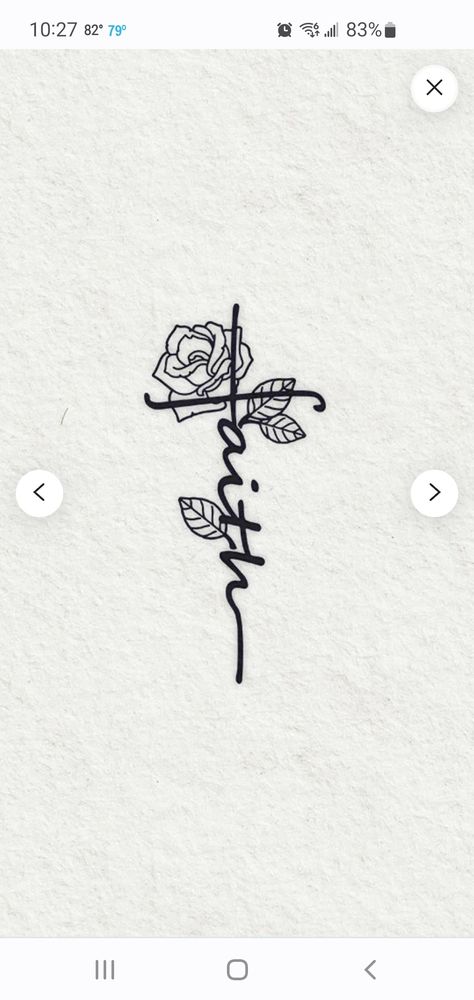 Matching Faith Tattoos, Faith Tattoo With Flower, In Between Chest Tattoo For Women Meaningful, Womens Biblical Tattoos, Faith Hand Tattoos For Women, H.o.p.e Tattoo, Small Tattoos Behind The Ear Meaningful, Christian Bestie Tattoos, Bible Verse Flower Tattoo