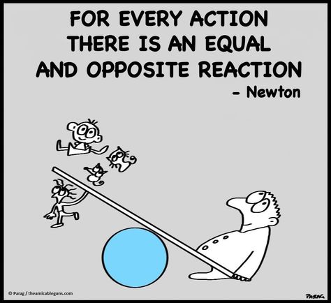 Newton’s third law. Everything you do has an impact on others. Physics Laws, Newton's Third Law, Newtons Laws, Law Quotes, Love Thy Neighbor, I Support You, Love And Forgiveness, Isaac Newton, Physicists