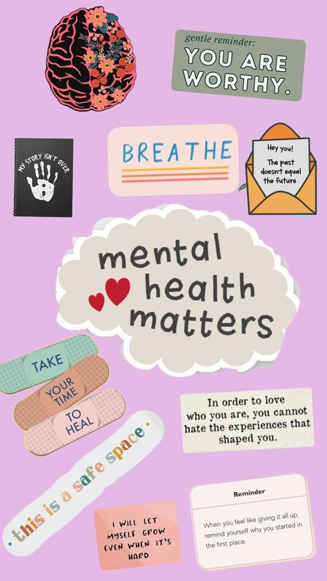 Your Mental Health MATTERS; nothing and no person is worth your mental health decline! Don't push it down, cry, scream, Shout, punch your pillow. #mentalhealth #happinessisabutterfly #selfcare #selfloveaesthetic Mental Health Board, Halloween Mental Health, Mental Health Awareness Day, Health Posters, Health Equipment, Nurse Aesthetic, Mental Health Nursing, Mental Health Posters, Music Poster Ideas