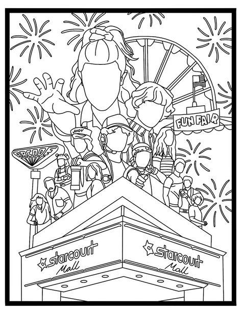 This coloring page is a fun rainy day activity. I've mage this one along with 3 others you should check out. If you decide to color it post the picture in the comments I would love to see it. Stranger Things Coloring Pages, Fun Rainy Day Activities, Tumblr Coloring Pages, Anime Wolf Drawing, Dog Design Art, Rainy Day Activity, Best Coloring Pages, Free Kids Coloring Pages, Marvel Coloring