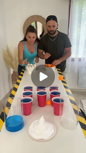 Noemie & Rudy on Instagram Family Carnival Games, Fun Fair Games For Adults, Fun Carnival Games For Kids, Diy Games For Adults Indoor, Indoor Family Games Ideas, Games For Carnival, Christmas Carnival Games, Kids Carnival Games, Minute To Win It Christmas Games