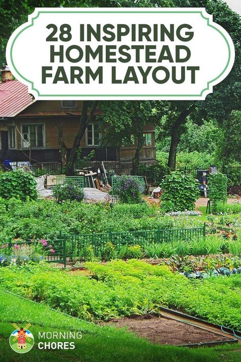 28 Farm Layout Design Ideas to Inspire Your Homestead Dream Farm Layout Design, Layout Design Ideas, Homestead Layout, Acre Homestead, Farm Plans, Homestead Farm, Farm Layout, Homestead Gardens, Homesteading Skills