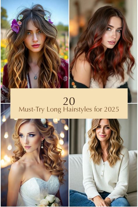 Dive into the latest trends of 2023 with our curated list of hair styles! Discover fresh hair designs, vibrant new colors, and inspiring long hairstyles. Perfect for those looking to revamp their look, this idea list has everything you need. Whether you're into curly, braided, or sleek hairdos, get inspired today with the prettiest hair designs. #Hairstyles2023 #HairInspiration #HairTrends Hair Ideas For 2023, Long Hair Ideas, Fresh Hair, Long Hairstyles, Hair Designs, Pretty Hairstyles, Hair Trends, Hair Inspiration, New Color