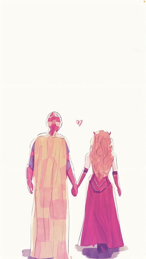 Vision And Wanda Fanart, Wanda And Vision Drawing, Vision X Wanda Fanart, Wanda X Vision Fanart, Scarlett Witch Art, Wanda And Vision Wallpaper, Wanda And Vision Fanart, Wanda Vision Wallpaper, Wanda Maximoff Fanart