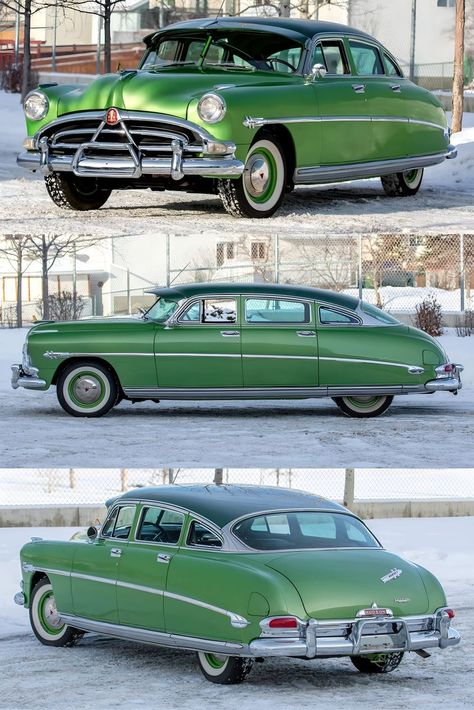 Hudson Car, Hudson Hornet, Veteran Car, American Graffiti, Car Lot, American Classic Cars, Old Classic Cars, American Motors, Chevy Tahoe