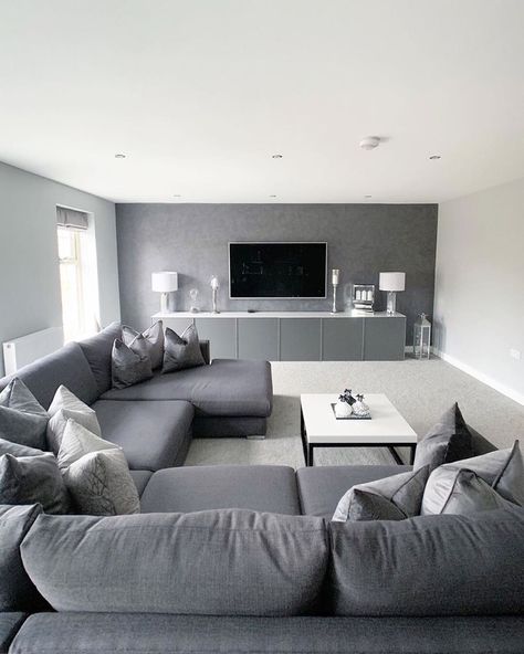 Living Room Decor Gray, Interior Design Dining Room, Dining Room Interiors, Living Room Sofa Design, Small Living Room Decor, Dark Colours, Lounge Design, Living Room Design Decor, Elegant Living Room