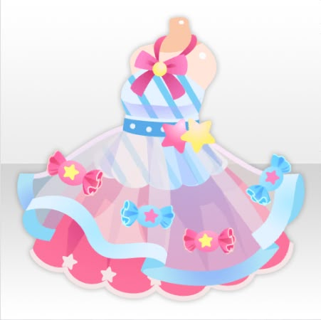 American Candy, Magical Girl Outfit, Blue Png, Sweet Magic, Cotton Candy Clouds, Drawing Anime Clothes, Skirt And Sneakers, Cocoppa Play, Anime Dress