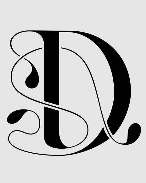 Letter D Calligraphy, Mamba Logo, D Calligraphy, Swipe File, Sketch Videos, Self Branding, Dream Wedding Decorations, Font Inspiration, Letter D