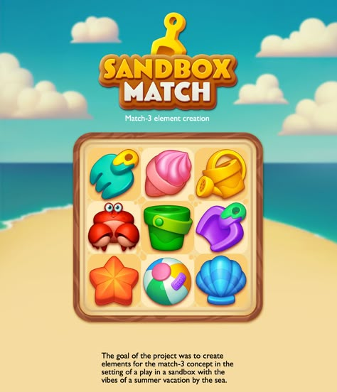 Match-3 element creation :: Behance 3d Procreate, Stylized Art, Shell Game, Match 3 Games, Vector Game, Game Mobile, Wacom Cintiq, Game Ui Design, Puzzle Games