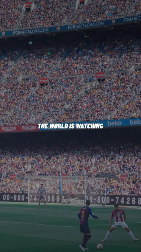 THE WORLD IS WATCHING | Soccer photography, Football photography, Soccer motivation Football Photography Soccer, Watching Soccer, Football Motivation, Soccer Backgrounds, Football Background, Football Players Photos, Football Workouts, Soccer Photography, Neymar Football