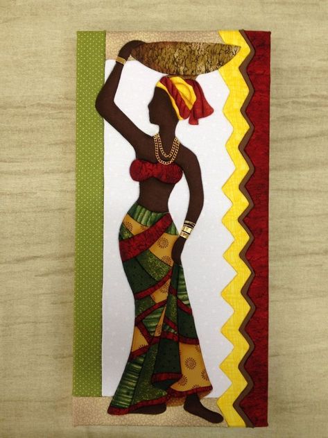 African Drawings, African Women Painting, African Quilts, African Women Art, Afrique Art, African Paintings, Afrikaanse Kunst, African Art Paintings, Africa Art