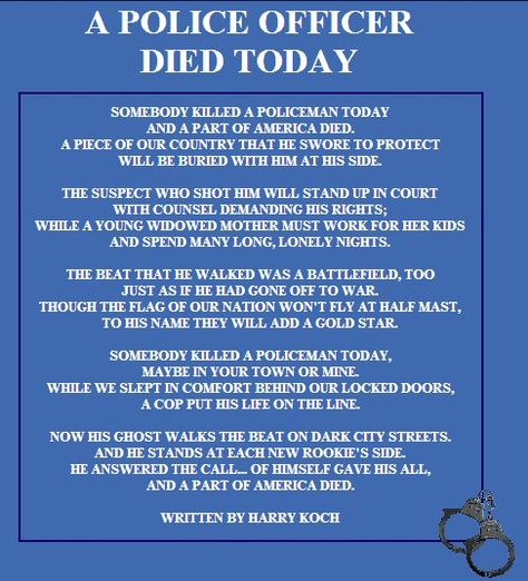 In Honor of the Fallen       National Correctional Officer's Week Firefighter Emt, Fallen Officer Quotes, Fallen Police Officer Quotes, Police Officer Quotes, Police Crafts, Law Enforcement Appreciation, Fallen Police Officer, Police Quotes, Fallen Officer