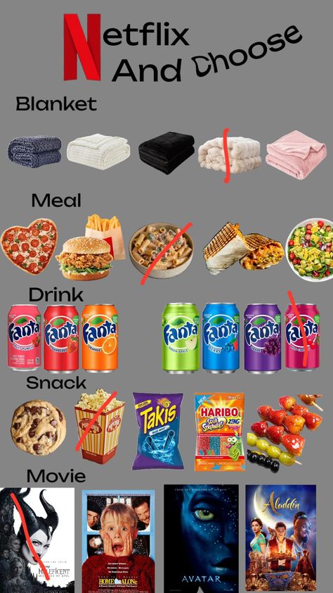 #fyp #netflix #netflixandchill #movies #snacks #blanket #drinks #mealinspo Movies Snacks, Teen Sleepover Ideas, Fun Sleepover Activities, Sleepover Snacks, Sleepover Essentials, Fun Sleepover Games, Teen Sleepover, Making A Gift Basket, Amazing Food Hacks