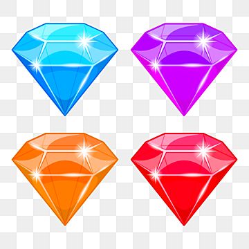 Game Gem, Diamond Symbol, Animated Pictures, Plantas Vs Zombies, Colored Gemstones, Precious Gems, Cartoon Style, Diamond Color, Game Assets