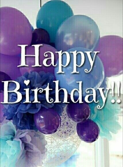 Happy Birthday Purple, Birthday Sayings, Birthday Wishes Gif, Onederful Birthday, Birthday Purple, Happy Birthdays, Birthday Wishes Flowers, Birthday Greetings Friend, Happy Birthday Art