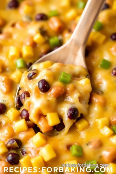 #cheesy_bean_casserole #green_chili_recipes #easy_bean_recipes #spicy_casserole #vegetarian_casserole #creamy_cheese_dishes #healthy_bean_bake Looking for a comforting dish? Try our cheesy green chili bean bake, a delicious option for potlucks or family dinners! Learn tips for the best bake! Spicy Casserole, Steak And Baked Potato, Easy Bean Recipes, Casserole Vegetarian, Bean Bake, Chili Bean, Green Chili Recipes, Easy Comfort Food Recipes, Baked Steak