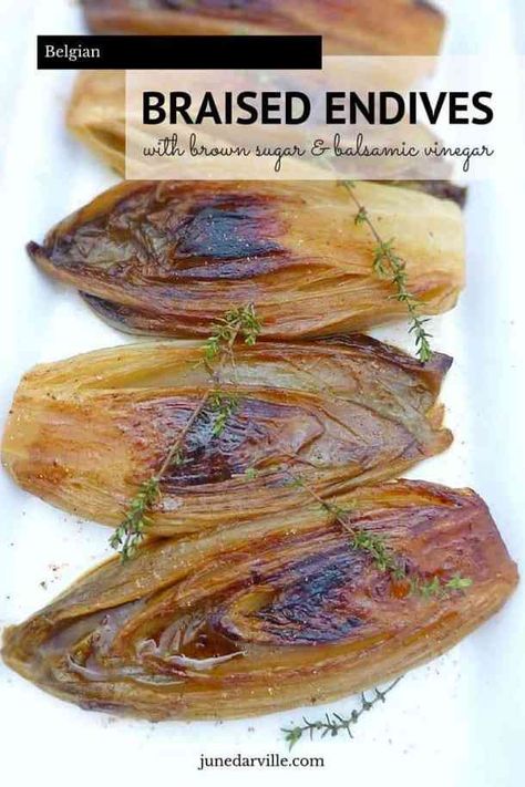 Waterzooi Recipe, Endive Appetizers, Endive Recipes, Belgian Endive, Endive Salad, Belgian Food, Stew Chicken Recipe, Fall Comfort Food, Vegetarian Side Dishes