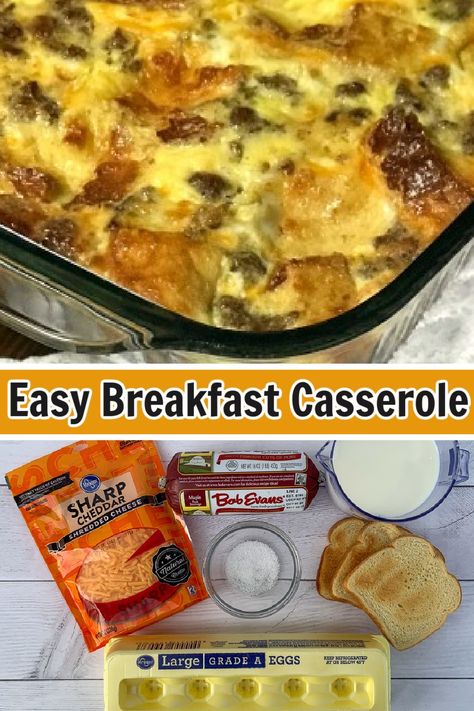 Eggbake Sausage With Bread, Link Sausage Recipes Breakfast Casserole, Egg Scramble Bake, Breakfast Casserole Bread, Sausage Casserole Breakfast, Egg Bake With Bread, Egg And Sausage Breakfast Casserole, Sausage Egg Cheese Casserole, Sausage Egg And Cheese Casserole