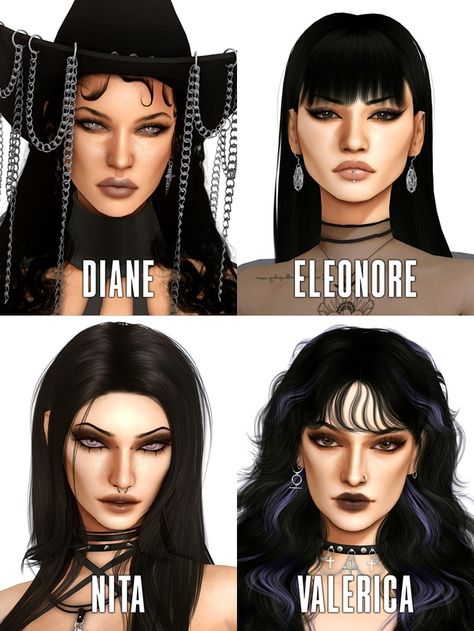 Goth Hair Cc Sims 4, Sims 4 Black And White Hair, Sims 4 Gothic Hair, Sims 4 Werewolves Cc, Sims4 Resident Evil Cc, Sims 4 Vampire Hair Cc, Sims 4 Mafia House, Sims 4 Cc Male Face Overlay, Ts4 Punk Cc