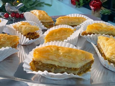 Get Mom's Baklava Recipe from Food Network Baklava Recipe, Michael Symon, Best Edibles, Phyllo Dough, Edible Gifts, Graham Cracker Crumbs, Baklava, Greek Recipes, Cooking Dinner