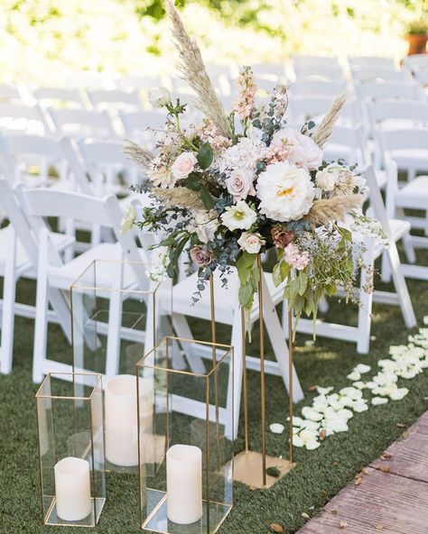 End Of Aisle Wedding Decor, Detail Shots Wedding, Shots Wedding, Temecula Wedding, Temecula California, Ibiza Wedding, Aisle Flowers, Outdoor Wedding Inspiration, Farm Wedding Venue